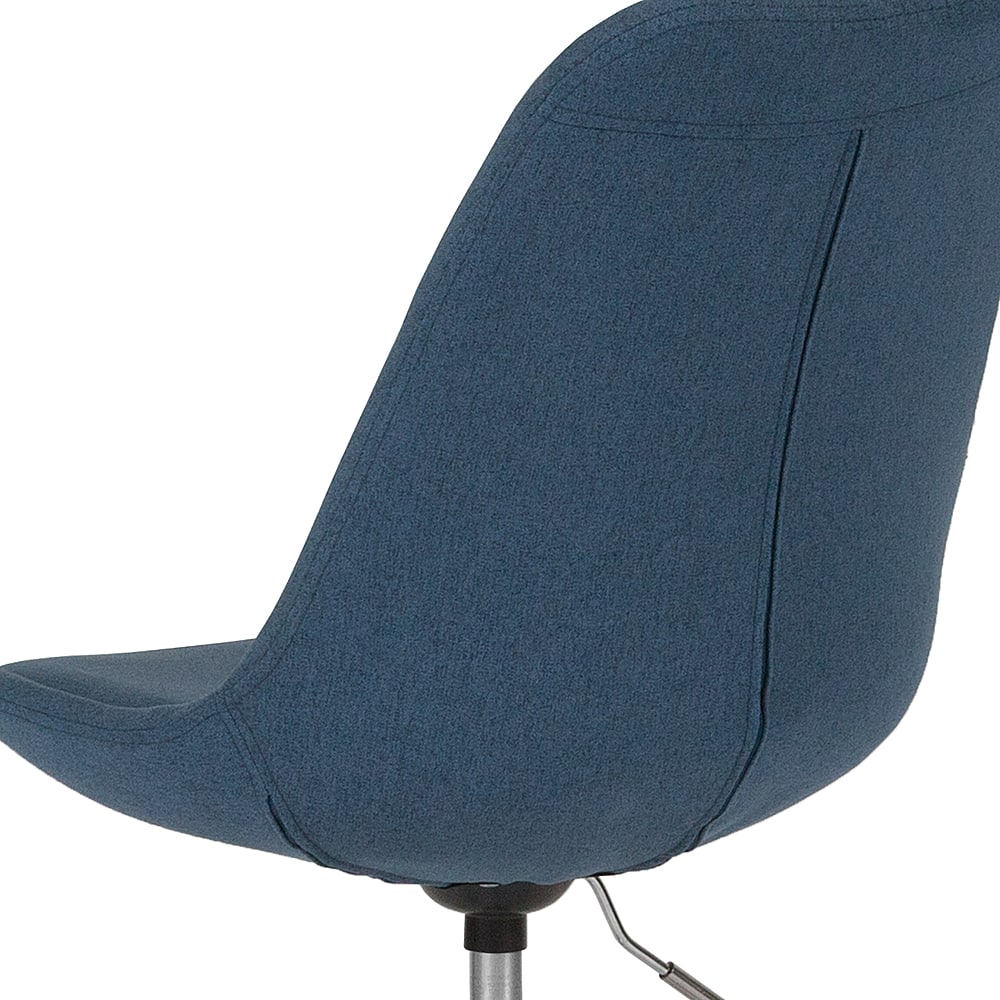 Alt View 17. Alamont Home - Aurora Series Contemporary Fabric Swivel Office Chair - Blue.