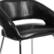 Alt View 17. Alamont Home - Fusion Contemporary Leather/Faux Leather Side Chair - Upholstered - Black.
