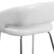 Alt View 15. Alamont Home - Fusion Contemporary Leather/Faux Leather Side Chair - Upholstered - White.