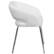 Alt View 16. Alamont Home - Fusion Contemporary Leather/Faux Leather Side Chair - Upholstered - White.