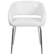 Alt View 11. Alamont Home - Fusion Contemporary Leather/Faux Leather Side Chair - Upholstered - White.
