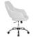 Alt View 16. Alamont Home - Madrid Contemporary Leather/Faux Leather Executive Swivel Office Chair - White LeatherSoft.