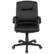 Alt View 23. Alamont Home - Coffman Contemporary Leather/Faux Leather Swivel Office Chair - Black.