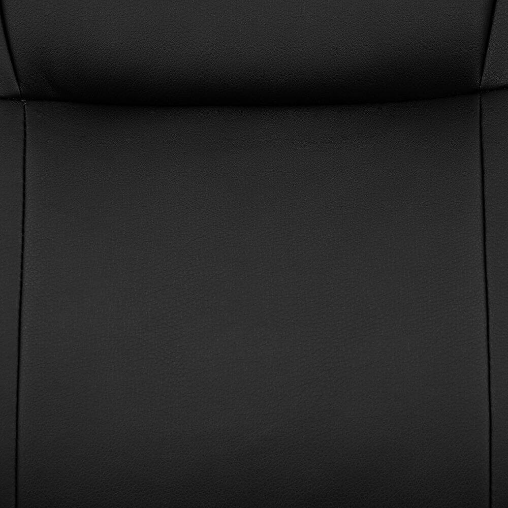 Alt View 24. Alamont Home - Coffman Contemporary Leather/Faux Leather Swivel Office Chair - Black.