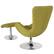 Alt View 12. Alamont Home - Egg Contemporary Fabric Chair and Ottoman Set - Green Fabric.