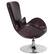 Alt View 13. Alamont Home - Egg Contemporary Leather/Faux Leather Accent Chair - Upholstered - Brown LeatherSoft.