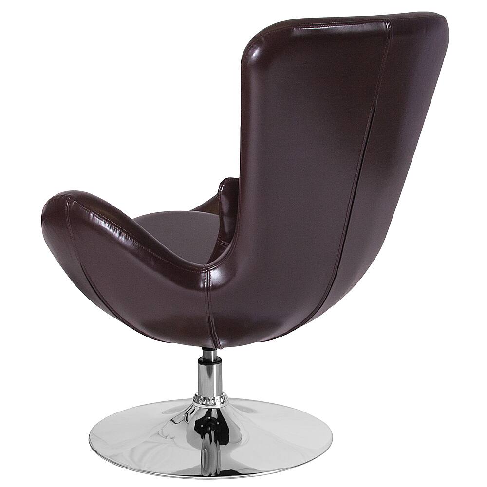 faux leather egg chair