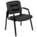 Front. Alamont Home - Darwin Contemporary Leather/Faux Leather Side Chair - Unupholstered - Black.