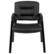 Alt View 11. Alamont Home - Darwin Contemporary Leather/Faux Leather Side Chair - Unupholstered - Black.