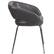 Alt View 17. Alamont Home - Fusion Contemporary Leather/Faux Leather Side Chair - Upholstered - Gray.