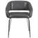 Alt View 11. Alamont Home - Fusion Contemporary Leather/Faux Leather Side Chair - Upholstered - Gray.