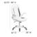 Alt View 13. Alamont Home - Contemporary Leather/Faux Leather Executive Swivel Office Chair - White.