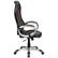 Alt View 13. Alamont Home - Contemporary Fabric Executive Swivel Office Chair - Black and Brown Fabric/Vinyl.