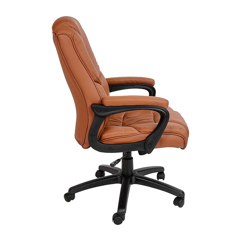 Alt View 16. Alamont Home - Alamont Home Contemporary Leather/Faux Leather Big & Tall Swivel Office Chair - Brown.