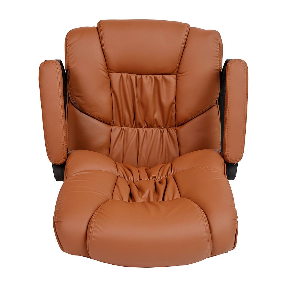Alt View 17. Alamont Home - Alamont Home Contemporary Leather/Faux Leather Big & Tall Swivel Office Chair - Brown.