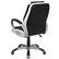 Alt View 12. Alamont Home - Contemporary Leather/Faux Leather Executive Swivel Office Chair - Black and White.