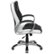 Alt View Zoom 13. Flash Furniture - Contemporary Leather/Faux Leather Executive Swivel Office Chair - Black and White.