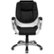 Alt View Zoom 11. Flash Furniture - Contemporary Leather/Faux Leather Executive Swivel Office Chair - Black and White.