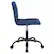 Alt View 14. Alamont Home - Sorrento Contemporary Fabric Swivel Office Chair - Blue Fabric.