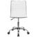 Alt View 11. Alamont Home - Alan Contemporary Vinyl Swivel Office Chair - White Vinyl/Chrome Frame.