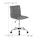 Alt View 13. Alamont Home - Alan Contemporary Vinyl Swivel Office Chair - Light Gray Vinyl/Chrome Frame.