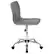 Alt View 16. Alamont Home - Alan Contemporary Vinyl Swivel Office Chair - Light Gray Vinyl/Chrome Frame.