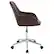 Alt View 14. Alamont Home - Cortana Contemporary Leather/Faux Leather Swivel Office Chair - Brown LeatherSoft.