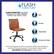Flash Furniture Flash Furniture Low Back Designer Armless Ribbed Swivel Tast Office Chair Safe Durable High-Quality Commercial Grade Commercial grade tested to ensure the safety and durability of our Flash Furniture products. This product conforms with ANSI/BIFMA X5.1 Standard for office chairs.