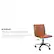 Alt View 38. Alamont Home - Alan Contemporary Vinyl Swivel Office Chair - Brown Vinyl/Black Frame.