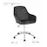 Alt View 13. Alamont Home - Cortana Contemporary Leather/Faux Leather Swivel Office Chair - Black LeatherSoft.