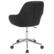 Alt View 14. Alamont Home - Cortana Contemporary Leather/Faux Leather Swivel Office Chair - Black LeatherSoft.