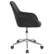 Alt View 16. Alamont Home - Cortana Contemporary Leather/Faux Leather Swivel Office Chair - Black LeatherSoft.