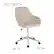 Alt View 13. Alamont Home - Cortana Contemporary Fabric Swivel Office Chair - Beige Fabric.