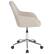 Alt View 16. Alamont Home - Cortana Contemporary Fabric Swivel Office Chair - Beige Fabric.