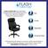 Flash Furniture Flash Furniture High Back Black LeatherSoft Executive Swivel Ergonomic Office Chair with Plush Headrest, Extensive Padding and Arms Safe Durable High-Quality Commercial Grade Commercial grade tested to ensure the safety and durability of our Flash Furniture products. This product conforms with ANSI/BIFMA X5.1 Standard for office chairs.