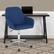 Alt View 12. Alamont Home - Cortana Contemporary Fabric Swivel Office Chair - Blue Fabric.