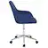 Alt View 16. Alamont Home - Cortana Contemporary Fabric Swivel Office Chair - Blue Fabric.