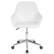 Alt View 11. Alamont Home - Cortana Contemporary Leather/Faux Leather Swivel Office Chair - White LeatherSoft.