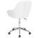 Alt View 13. Alamont Home - Cortana Contemporary Leather/Faux Leather Swivel Office Chair - White LeatherSoft.