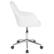 Alt View 14. Alamont Home - Cortana Contemporary Leather/Faux Leather Swivel Office Chair - White LeatherSoft.