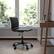Alt View 12. Alamont Home - Alan Contemporary Vinyl Swivel Office Chair - Black Vinyl/Black Frame.