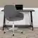 Alt View 12. Alamont Home - Cortana Contemporary Fabric Swivel Office Chair - Dark Gray Fabric.