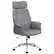 Front. Alamont Home - Contemporary Fabric Executive Swivel Office Chair - Gray.