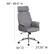 Alt View 13. Alamont Home - Contemporary Fabric Executive Swivel Office Chair - Gray.