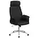 Front. Alamont Home - Contemporary Fabric Executive Swivel Office Chair - Black.
