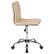 Alt View 16. Alamont Home - Alan Contemporary Vinyl Swivel Office Chair - Tan Vinyl/Chrome Frame.