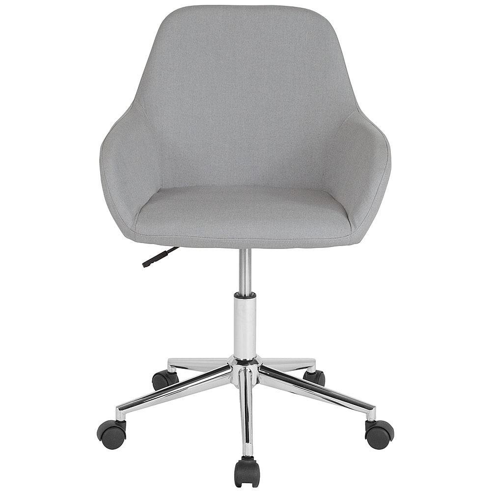 light grey fabric office chair