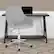 Alt View 12. Alamont Home - Cortana Contemporary Fabric Swivel Office Chair - Light Gray Fabric.