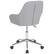 Alt View 13. Alamont Home - Cortana Contemporary Fabric Swivel Office Chair - Light Gray Fabric.