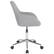 Alt View 14. Alamont Home - Cortana Contemporary Fabric Swivel Office Chair - Light Gray Fabric.